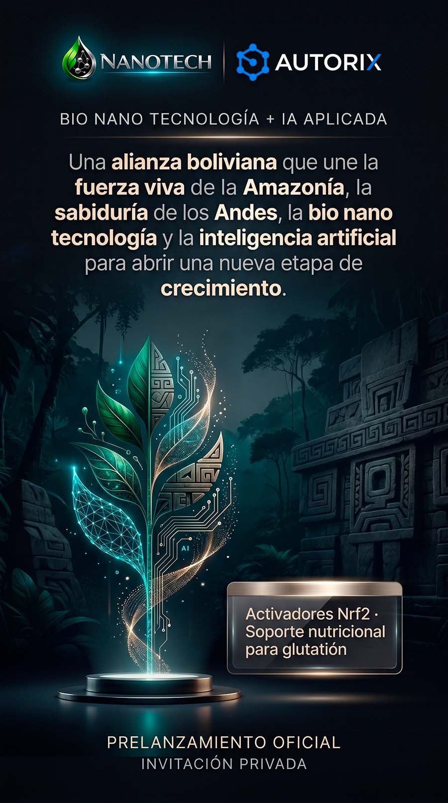 Prelanzamiento oficial Bio Nano Tecnología + IA Aplicada